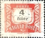 Sellos de Europa - Hungr�a -  Intercambio 0,20 usd 4 filler 1958