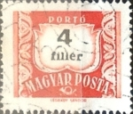 Sellos de Europa - Hungra -  Intercambio 0,20 usd 4 filler 1958