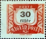 Stamps : Europe : Hungary :  Intercambio 0,20 usd 30 filler 1958
