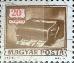 Stamps Hungary -  Intercambio 0,20 usd 20 filler 1973