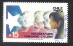 Stamps Chile -  Voluntariado Femenino Chileno
