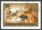 Stamps Mongolia -  Perro de raza