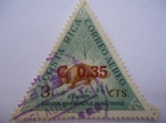 Stamps Costa Rica -  Armadillo - Dasypus Novemcinctus Fenestratus