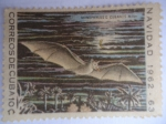 Stamps Cuba -  Navidad 1962-63 -Murcielago - Monophylus C. Cuba 