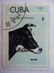 Stamps Cuba -  Razas Bovinas - Holstein