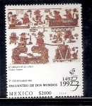 Stamps Mexico -  V Centenario del Encuentro de Dos Mundos