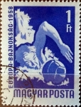 Stamps : Europe : Hungary :  Intercambio jxi 0,20 usd 1 ft. 1958