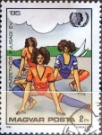 Stamps Hungary -  Intercambio m1b 0,20 usd 2 ft. 1985