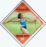 Stamps Hungary -  Intercambio 0,20 usd 80 f. 1972