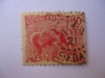 Stamps : America : French_Guiana :  Oso Hormiguero