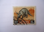 Sellos de Africa - Kenya -  Oso Hormiguero