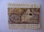 Stamps Australia -  Mulato de Cola Larga - Long-tailed Dunnart (Sminthopsis longicaudata) - Threatened species