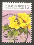 Sellos de Asia - Taiw�n -  Flor tabebuia chrysantha