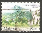 Sellos de Asia - Malasia -  Monte Mulu, Sarawak