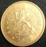 monedas de Europa - Finlandia -  1972 (Anverso)