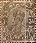 Sellos de Asia - India -  Intercambio 0,20 usd 3 pies 1911