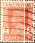 Stamps : Asia : India :  Intercambio 0,40 usd 2 anna 1939