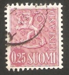 Stamps Finland -  537 - León rampante
