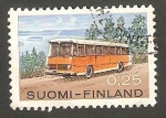 Sellos de Europa - Finlandia -  664 - Autobús postal