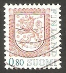 Stamps : Europe : Finland :  741 - Escudo de armas nacional