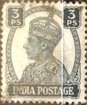 Stamps India -  Intercambio 0,20 usd 3 pies 1942