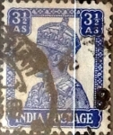 Sellos de Asia - India -  Intercambio 0,65 usd 3,5 anna 1941