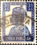 Sellos de Asia - India -  Intercambio 0,65 usd 3,5 anna 1941