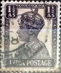Sellos de Asia - India -  Intercambio 0,20 usd 1,5 anna 1942