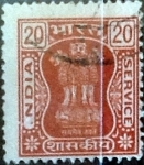 Stamps India -  Intercambio 0,35 usd 20 p. 1976