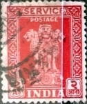 Sellos de Asia - India -  Intercambio 0,40 usd 2 anna 1950