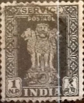Stamps India -  Intercambio 0,30 usd 1 n.p. 1958