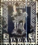 Stamps India -  Intercambio 0,30 usd 2 n.p. 1958