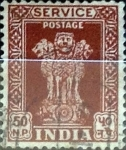 Stamps India -  Intercambio 0,30 usd 50 n.p. 1958