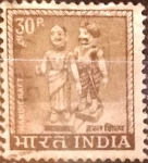 Stamps India -  Intercambio 0,20 usd 30 p. 1967