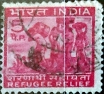 Stamps : Asia : India :  Intercambio 0,20 usd 5 p. 1971