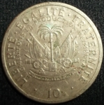 monedas de America - Hait� -  1975 (Reverso)