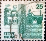 Stamps India -  Intercambio 0,65 usd 25 p. 1985