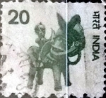 Stamps India -  Intercambio 0,20 usd 20 p. 1975