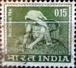 Stamps India -  Intercambio 0,20 usd 15 p. 1965