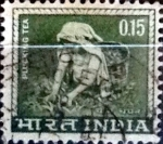 Stamps India -  Intercambio 0,20 usd 15 p. 1965