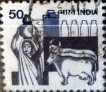 Stamps India -  Intercambio 0,20 usd 50 p. 1981