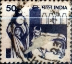 Stamps India -  Intercambio 0,20 usd 50 p. 1981