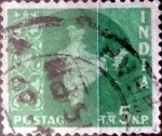 Stamps India -  Intercambio 0,20 usd 5 n.p. 1957
