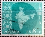 Stamps India -  Intercambio 0,20 usd 8 n.p. 1957