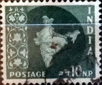 Stamps : Asia : India :  Intercambio 0,20 usd 10 n.p. 1957