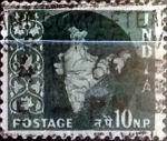 Stamps India -  Intercambio 0,20 usd 10 n.p. 1957