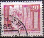 Sellos del Mundo : Europa : Alemania : ALEMANIA DDR 1973 Michel 1820 SELLO BERLIN PLAZA DE LENIN USADO