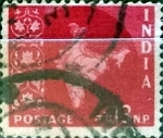 Stamps India -  Intercambio 0,20 usd 13 n.p. 1957