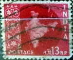 Stamps India -  Intercambio 0,20 usd 13 n.p. 1957