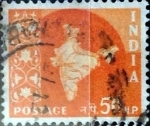 Stamps India -  Intercambio 0,20 usd 50 n.p. 1957